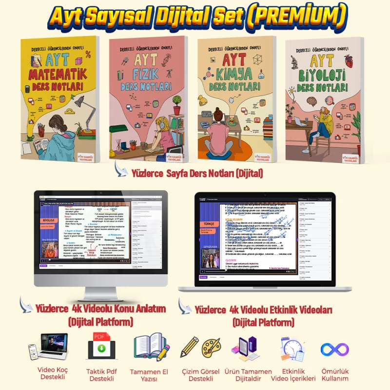 Ayt Sayısal Dijital Set (Premium)